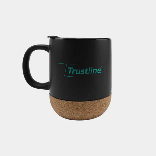 Eco-Friendly Ceramic Mug with Cork Bottom